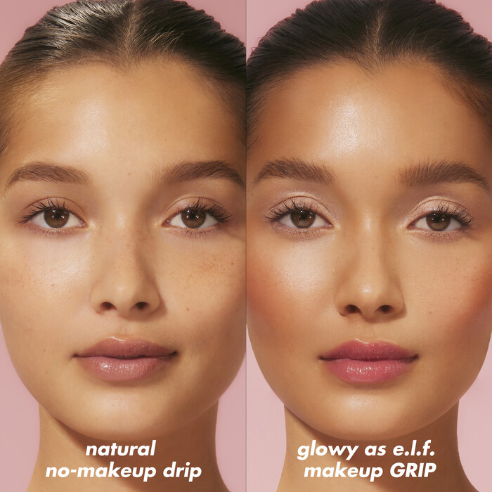 Before and After Use of Power Grip Primer with Niacinamide